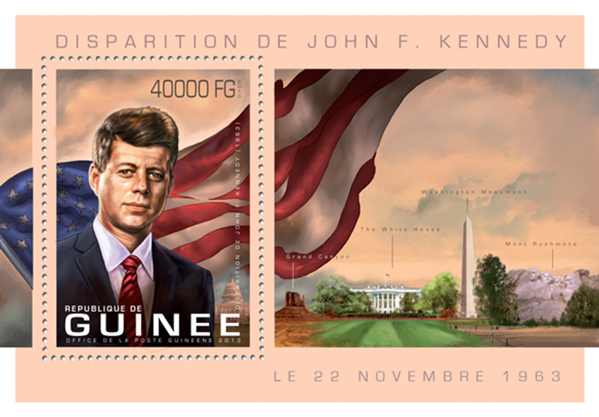 John F. Kennedy - Issue of Guinée postage stamps