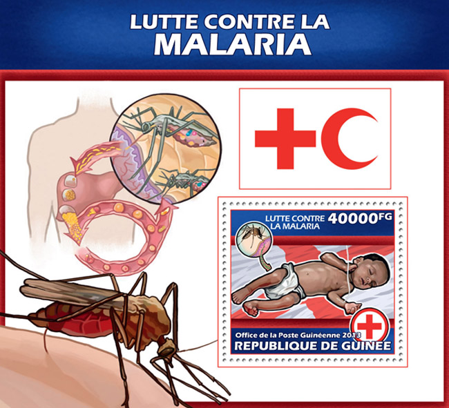 Malaria - Issue of Guinée postage stamps