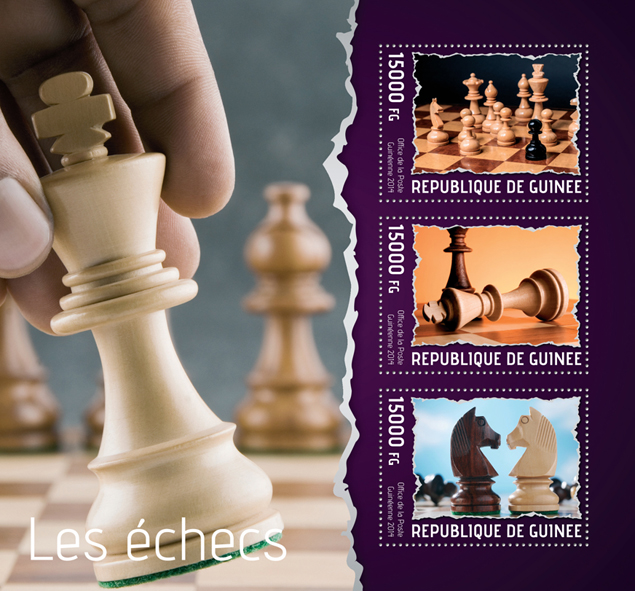 Chess  - Issue of Guinée postage stamps