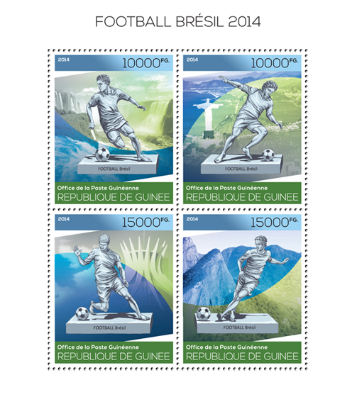 Brazil 2014 - Issue of Guinée postage stamps