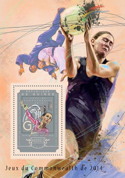 Commonwealth Games 2014 - Issue of Guinée postage stamps