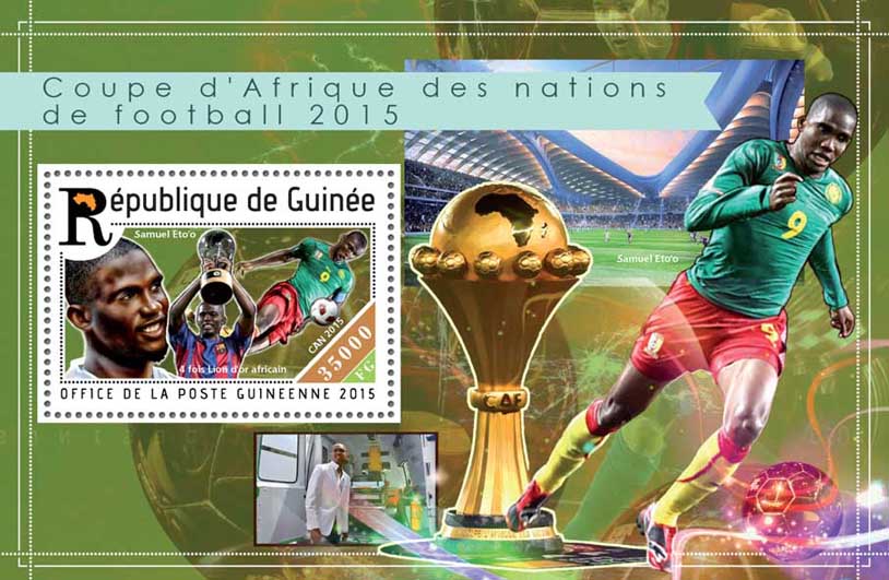 Football - Issue of Guinée postage stamps