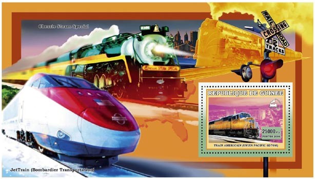 UNUIN PACIFIC SD70M - Issue of Guinée postage stamps