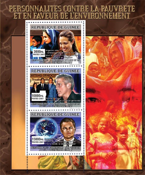 CELEBRITES - Personalites Agaist Shabiness - Issue of Guinée postage stamps