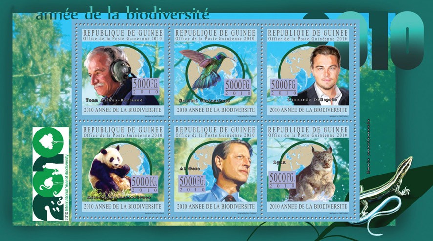 Anniversary Biodiversite - Issue of Guinée postage stamps