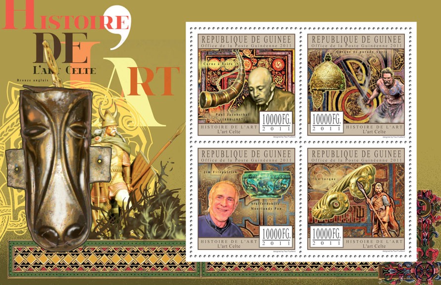 Celtic Art. - Issue of Guinée postage stamps