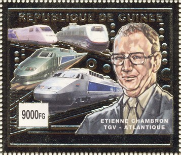 Etienne Chambron 1v (gold) - Issue of Guinée postage stamps