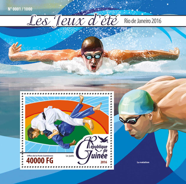 Rio 2016 - Issue of Guinée postage stamps