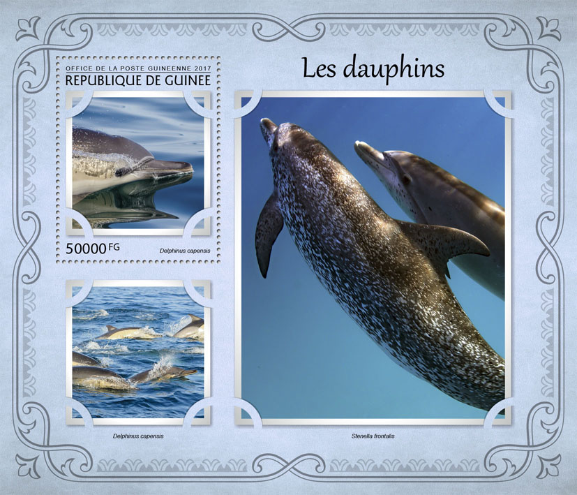 Dolphins - Issue of Guinée postage stamps