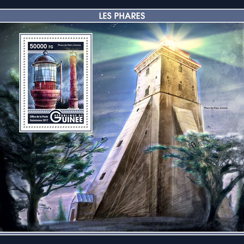 Lighthouses - Issue of Guinée postage stamps