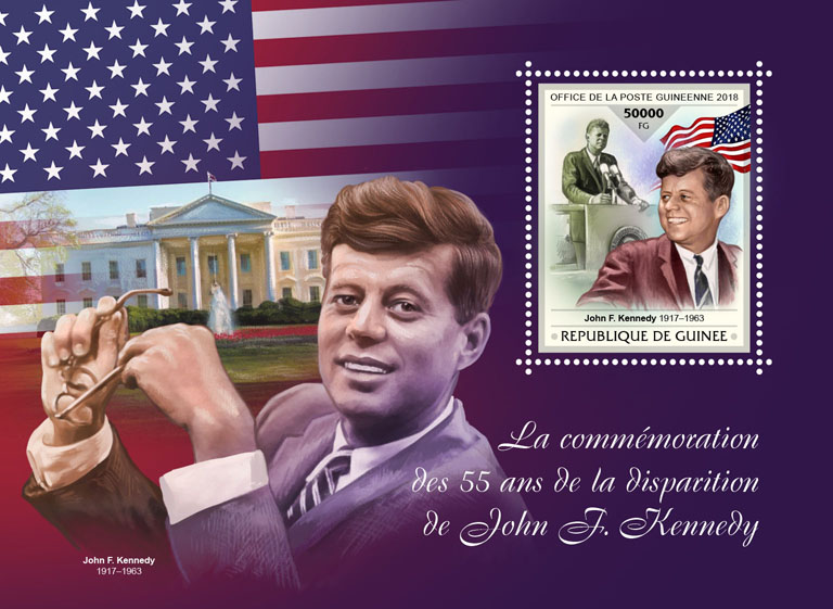 John F. Kennedy - Issue of Guinée postage stamps