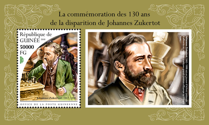 Johannes Zukertot - Issue of Guinée postage stamps